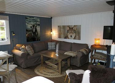Houten huisje met rivierzicht - 17