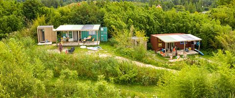 Seecontainer mit Sanitäranlagen in Flevoland - 2