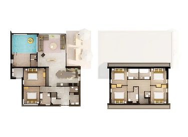 Luxe vakantiehuis met verwarmd binnenzwembad - 9