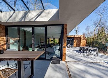 Modern wooden design villa with hot tub - 6