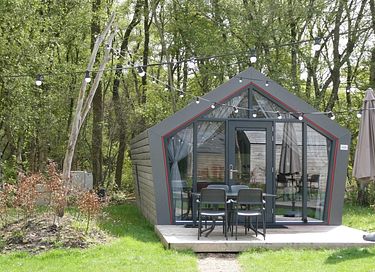 Knusse cabin voor 4 personen in het bos