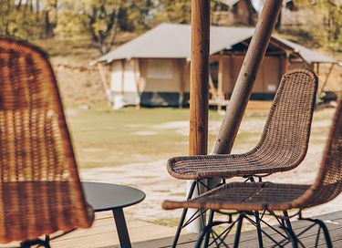 Glamping-hytte med privat spabad - 22