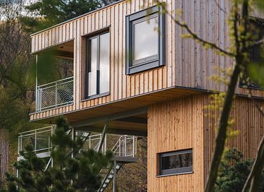Boomhut met sauna (honden toegestaan)