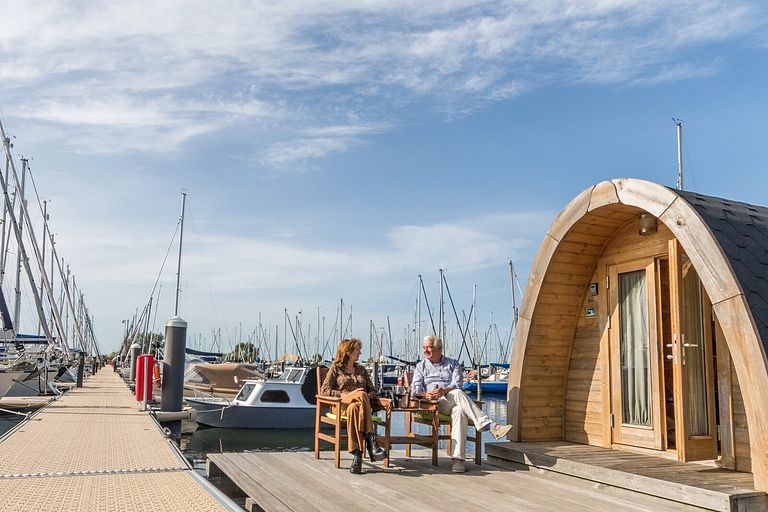 Water pod in the marina of Almere - 1