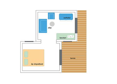 Logement de vacances coloré à Groesbeek - 8