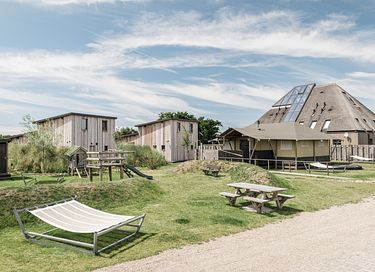 Geräumiges Glamping-Zelt mit Dusche an der Küste - 15