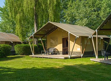 Cozy safaritent on a nice recreation park