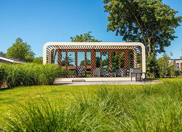 Tiny house op familiepark aan het Veluwemeer