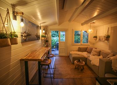 Romantische waterlodge in bohemian stijl  - 30