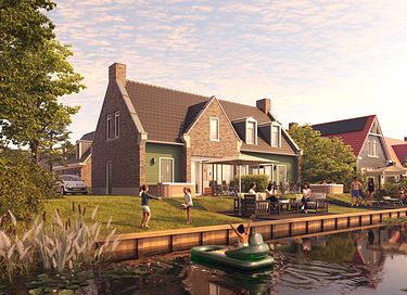 Luxe huis aan het water met privé wellness