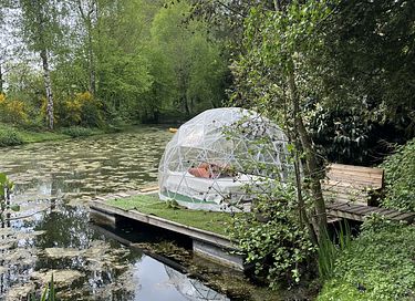 Ferienwohnung mit schwimmendem Kuppelzelt - 4