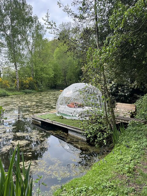 Ferienwohnung mit schwimmendem Kuppelzelt - 4