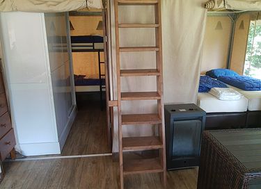 Safaritent (6 pers.) met keuken en douche - 5