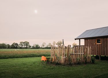Luxe lodge in het weiland met privé hottub - 6