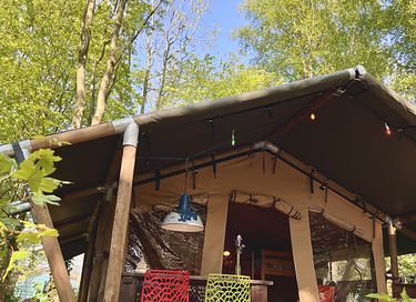4-persoons safaritent op camping in Groningen