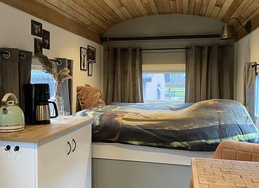 Pipowagen op de Veluwe, nabij heide & bos - 7
