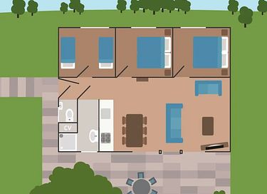 Bungalow familial confortable dans un parc de loisirs - 12