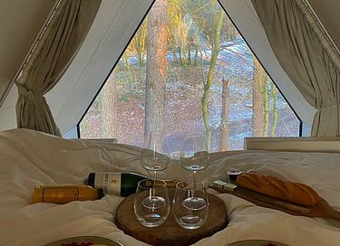 Einzigartige Hütte zwischen den Bäumen in den Ardennen - 12