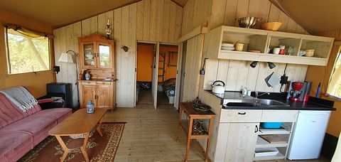 Glamping med privat hottub - 3