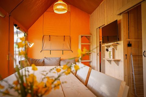 Luxe safaritent met airco voor 6 personen - 5
