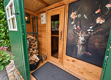 Hidden forest cabin with private wellness - 2