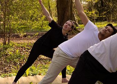 Meditatie en Yoga glamping in het bos - 11