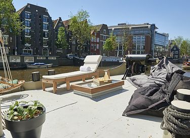 Luxe woonschip in het centrum van Amsterdam - 24