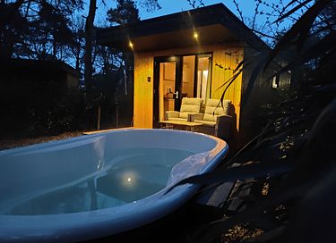 Lodge dans les bois avec bain à remous privé à Drenthe - 27