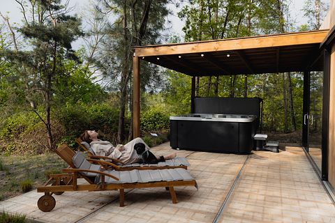 Romantische wellness boshuisje  - 2