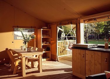 Glampingzelt am Wasser für 5 Personen - 6