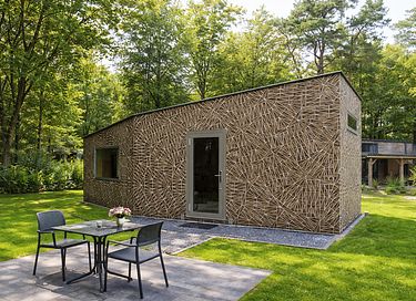 Design tiny house on vacation park in Drenthe