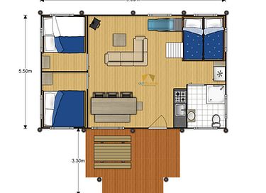 Luxe glampingtent met privé sanitair - 9