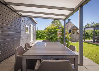 Lodge familial de luxe avec grill-kota finlandais