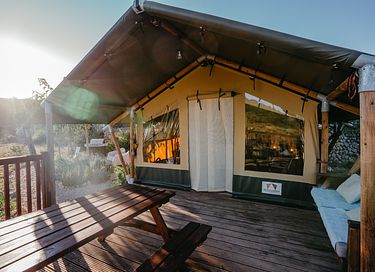 Prachtig gelegen luxe glamping safaritent  - 11