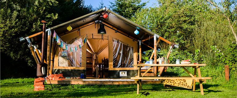 Safaritent (5p) op geweldige camping - 1