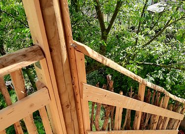 Overnachten in ecologische boomhut met hottub - 11