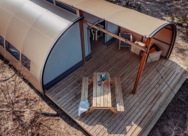 Design tent op de Veluwe voor 5 personen - 35