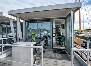 Luxe waterlodge in een jachthaven  - 4