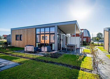 Vacation cottage with sauna in vacation park
