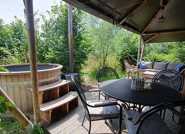 Glamping med privat hottub - 14