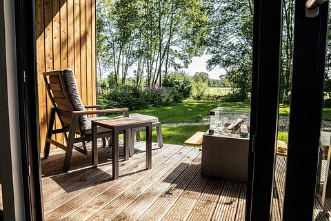 Romantische lodge met sauna en hottub  - 5