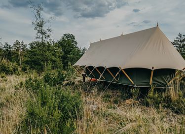 Luxe tent voor 4 pers. op bijzondere locatie - 2