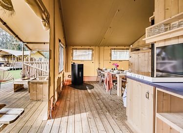 Luxury glamping lodge (5p) with hot tub - 8
