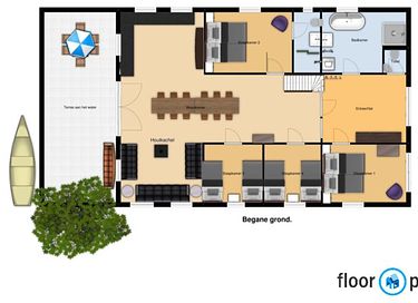 Logement de vacances au bord de l'eau (10 p) - 22