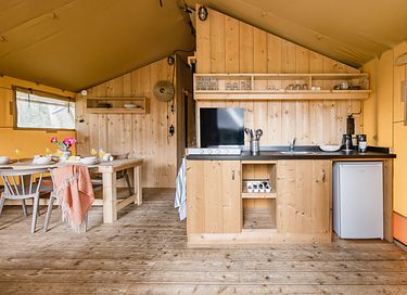 Luxury glamping lodge (5p) with hot tub - 9