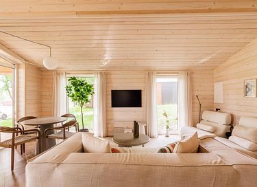 Houten lodge (5p) in mooie omgeving - 11