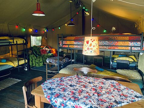 Safari tent for 8 people in eco-camping - 5