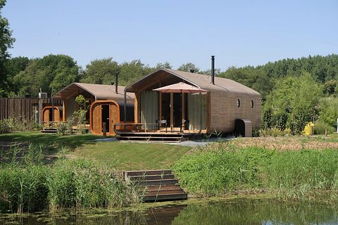 Wikkelhuisje met sauna aan het water - 5