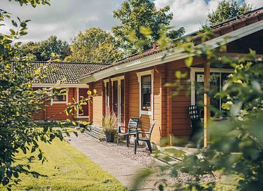 Wooden bungalow with sauna in nature - 11