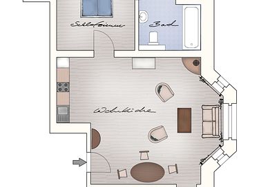 Stilvolle Ferienwohnung auf der Insel Rügen - 8